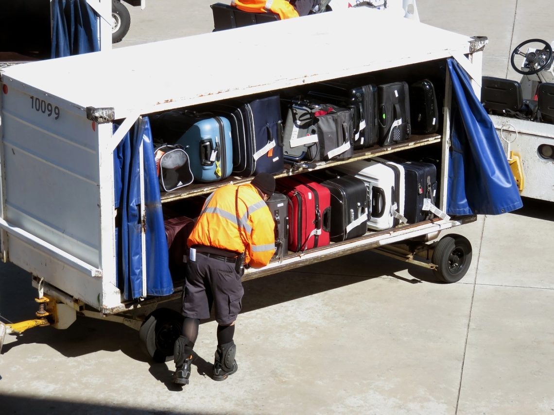 Gepäckwagen Flughafen