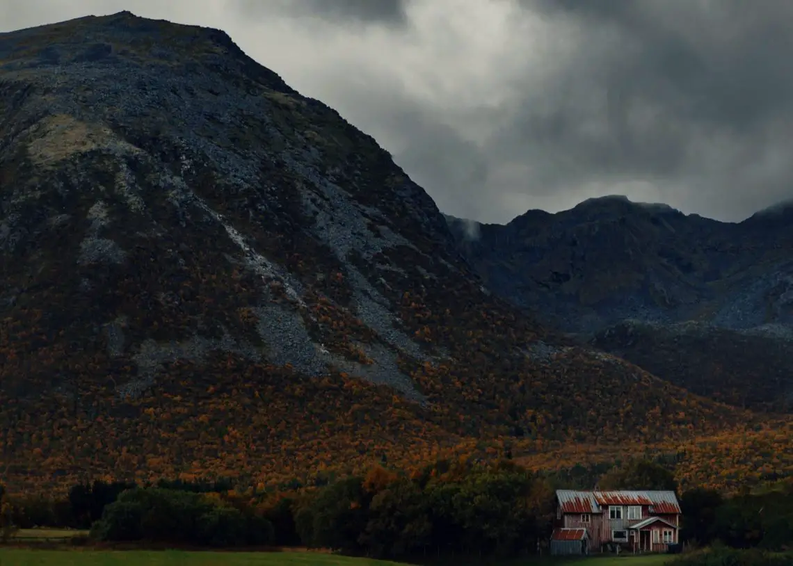 Verlassene Häuser in Norwegen