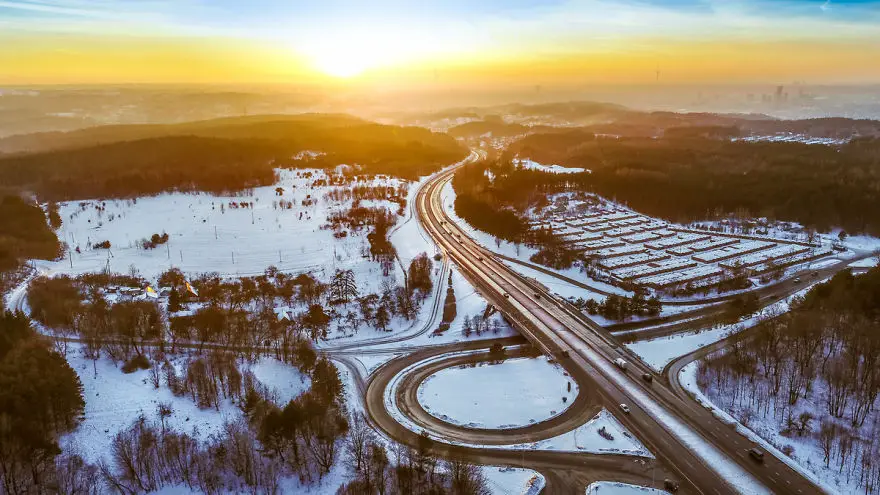 Winterlandschaft in Litauen