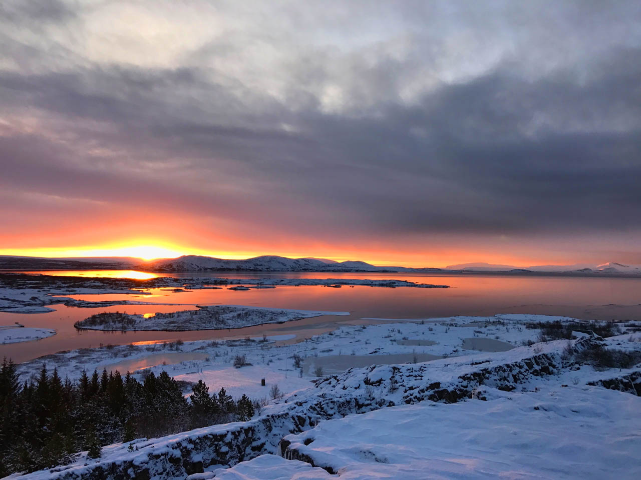 Arktis Sonnenuntergang