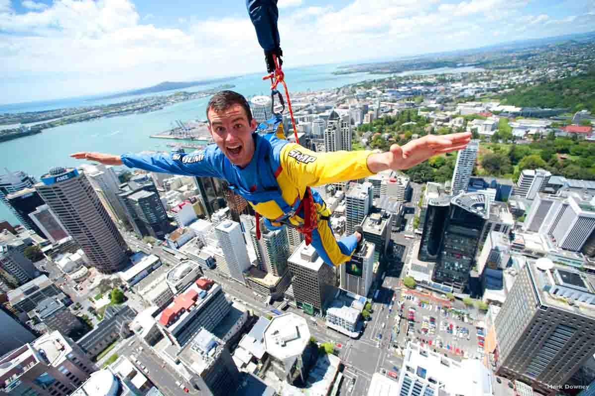 Auckland Bungeejump Neuseeland Abenteuer
