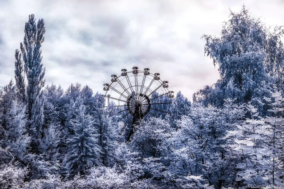 Das Riesenrad im Freizeitpark von Prypjat
