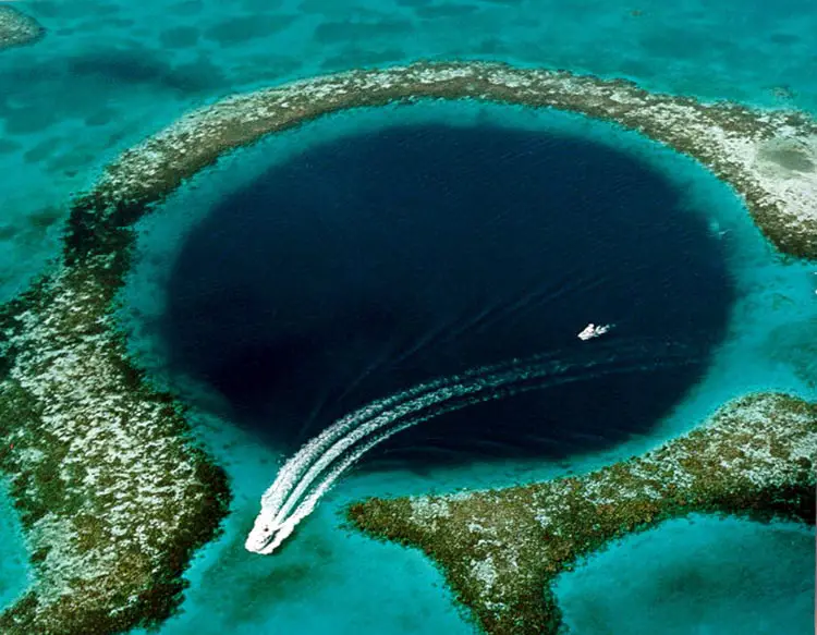 Unbekannte Reiseziele Great Blue Hole