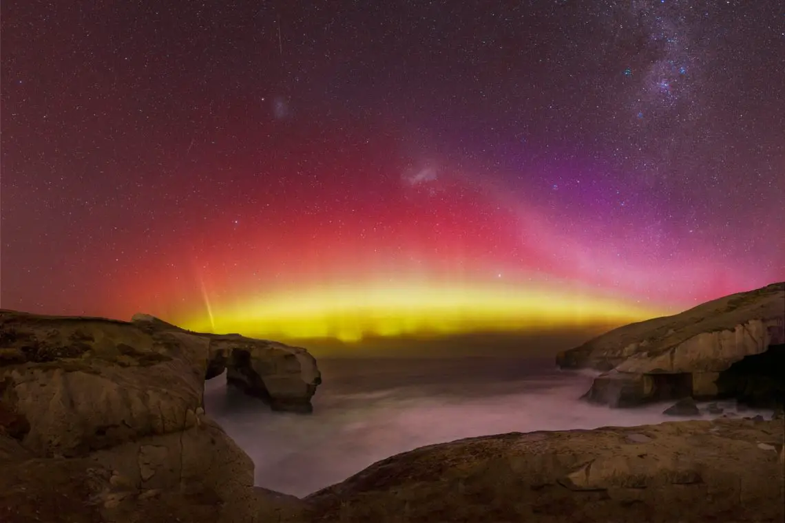 Orte die man gesehen haben muss Neuseeland Tunnel Beach Dunedin