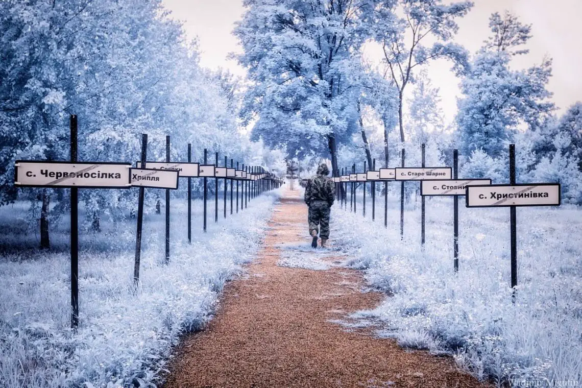 Tschernobyl Denkmal für die evakuierten Einwohner