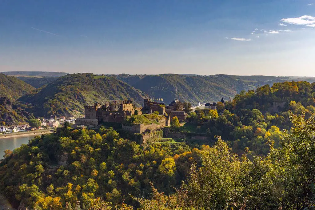 Burg Rheinfels am Mittelrhein schöne mittelalterliche Burg