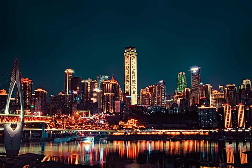 Die größten Städte in China Chongqing