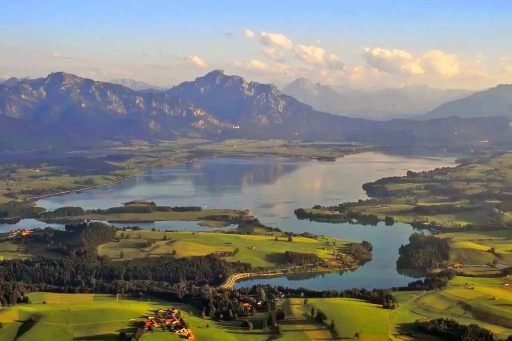 Deutschland Ausflugsziele Allgäu Forggensee