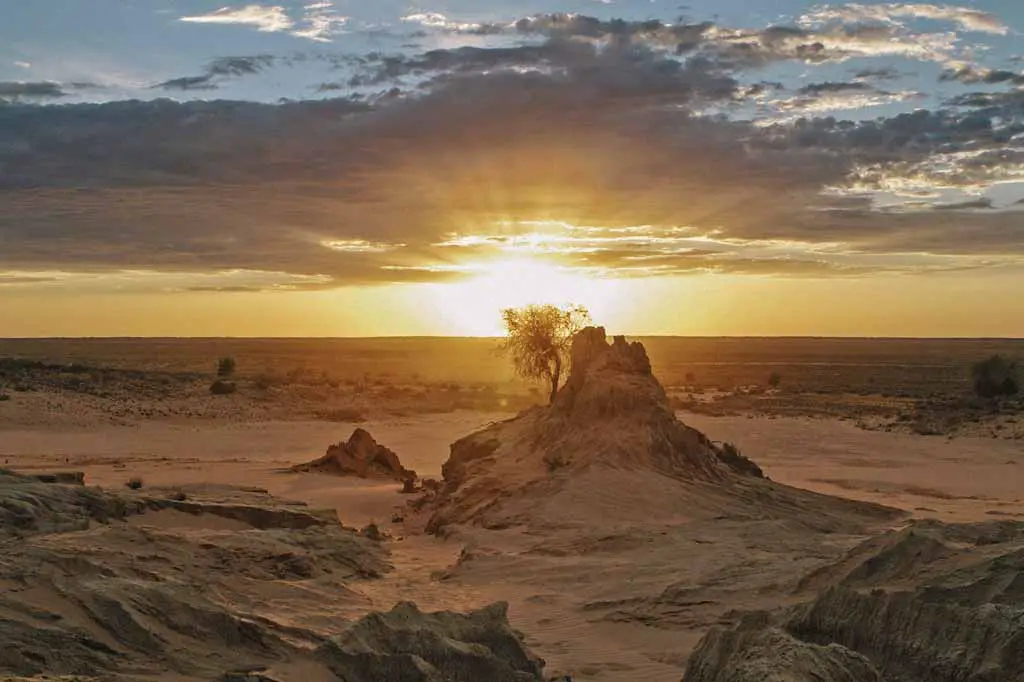 Sehenswürdigkeiten New South Wales Walls of China Mungo National Park