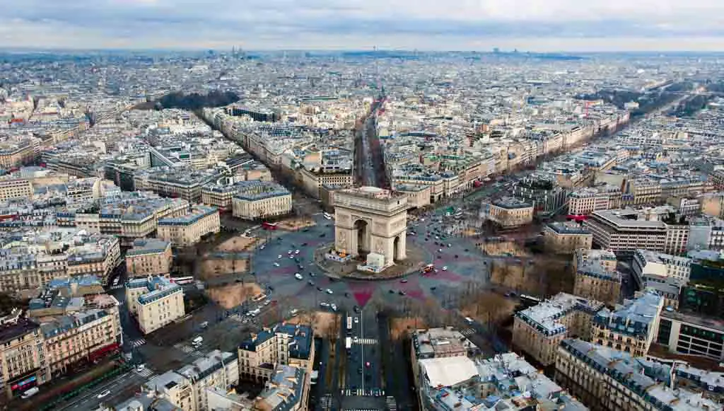 Französische Sehenswürdigkeiten Frankreich Reisen Paris Arc de Triomphe