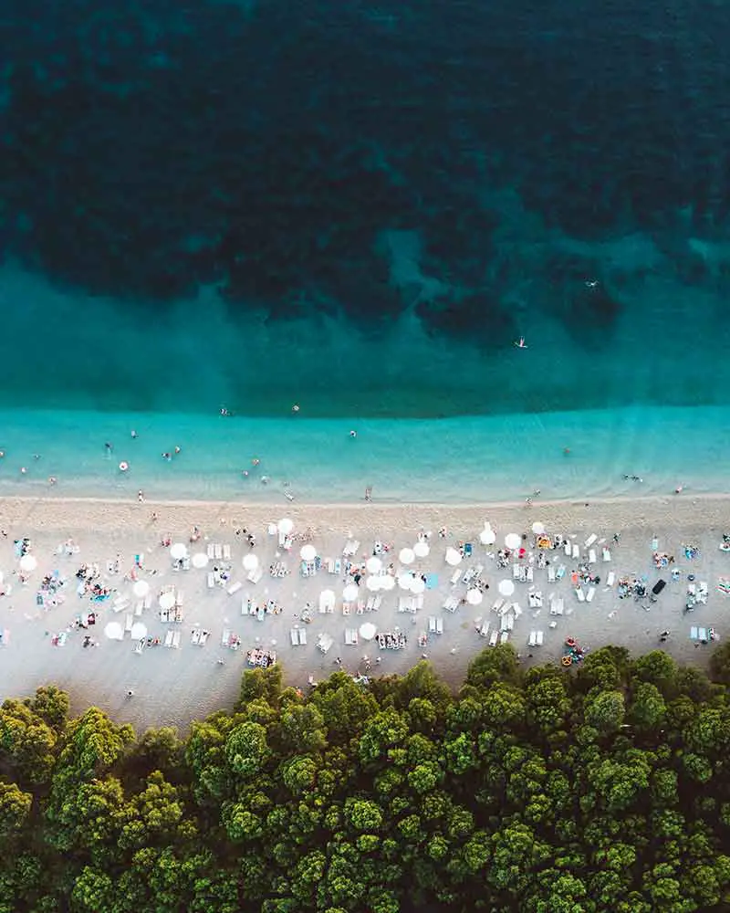 Insel Brac Bol schöne Urlaubsorte Kroatien