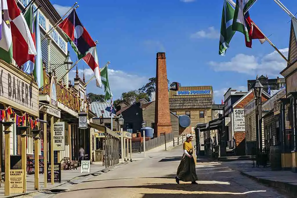 Victoria Australien Sehenswürdigkeiten und Reisetipps Sovereign Hill in Ballarat