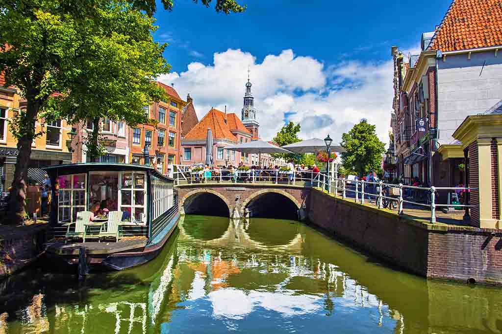 Ausflugsziele Niederlande Holland Alkmaar Grachten