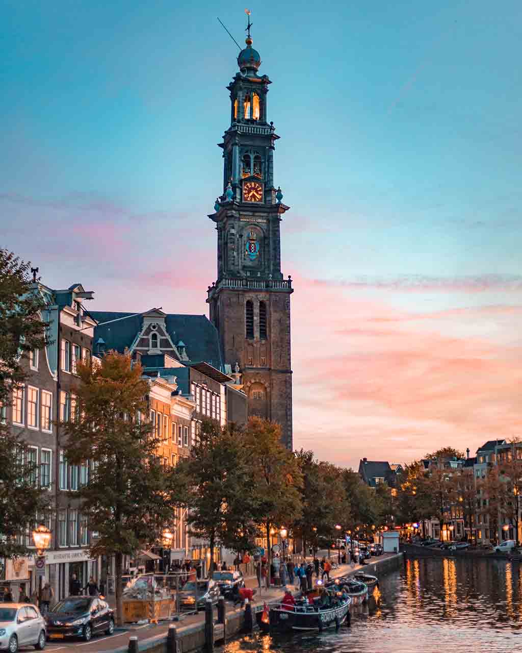Holland Sehenswürdigkeiten Amsterdam Westerkerk Kirche