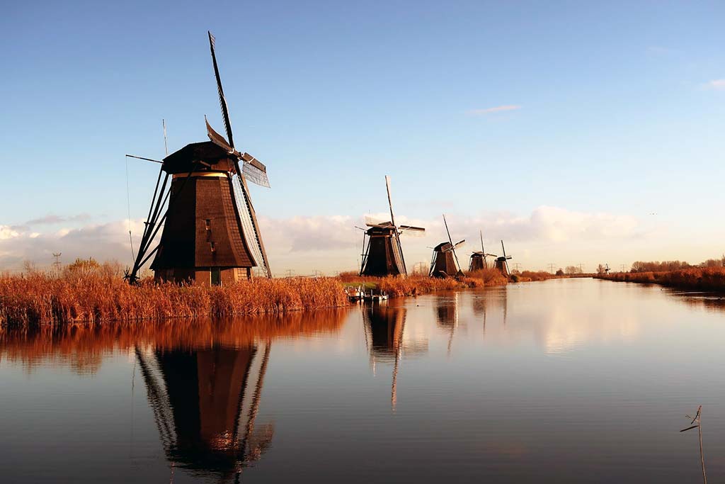 Niederlande Sehenswürdigkeiten Die Mühlen von Kinderdijk