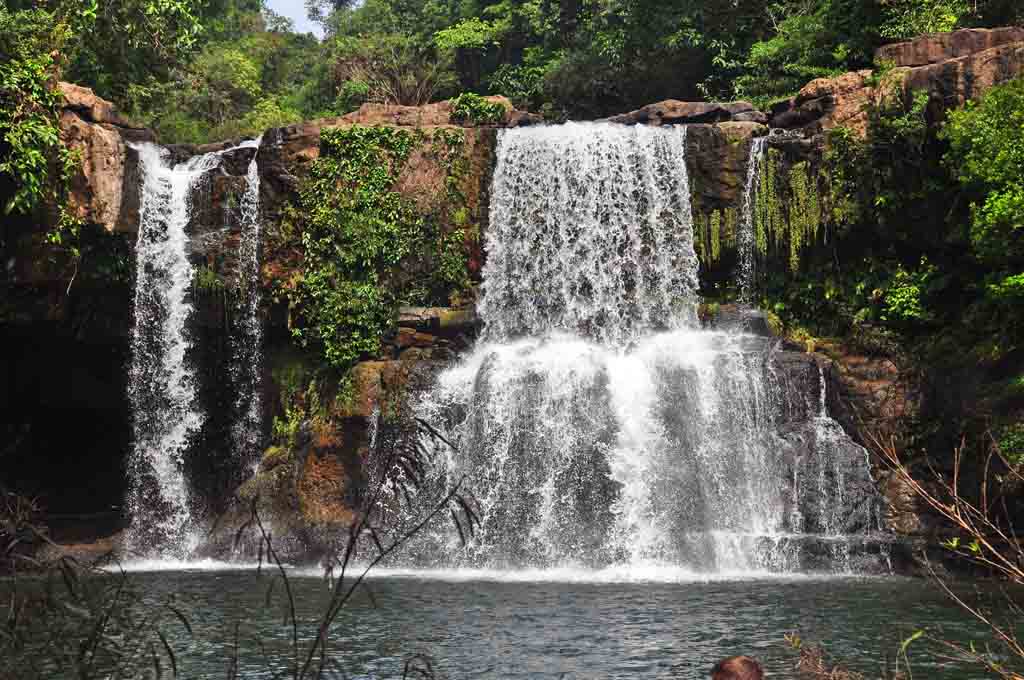 Thailand Wasserfall baden im Dschungel Ko Kut Ko Kood