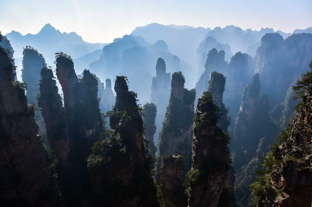 China Reiseziele Zhangjiajie Nationalpark
