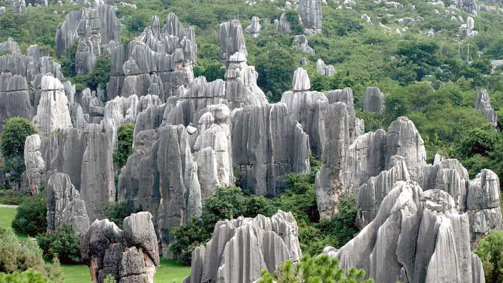 China Sehenswürdigkeiten Natur Kunming Steinwald
