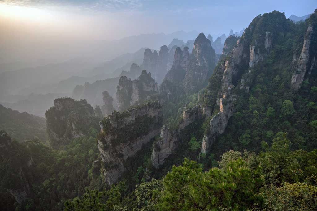 China Sehenswürdigkeiten Zhangjiajie Nationalpark