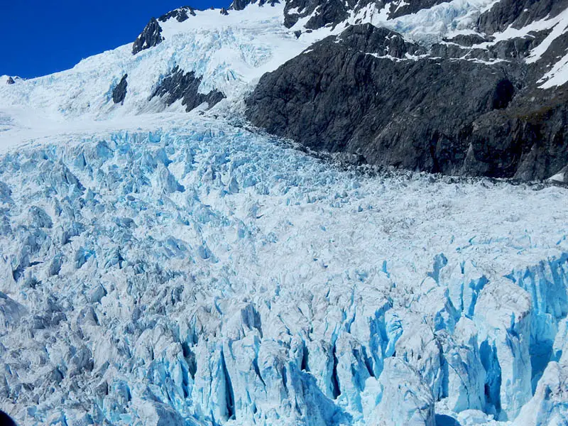 Oberer Bereich des Franz-Josef-Gletscher