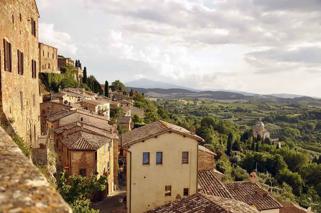 Italienische Städte Montepulciano
