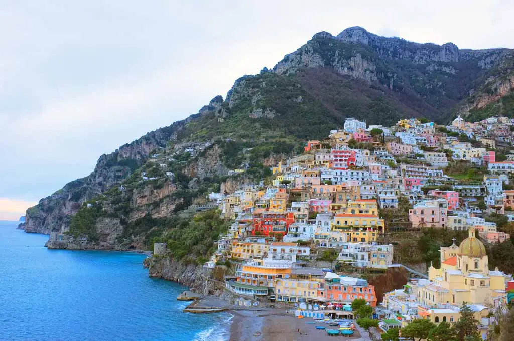 Italienische Städte Positano