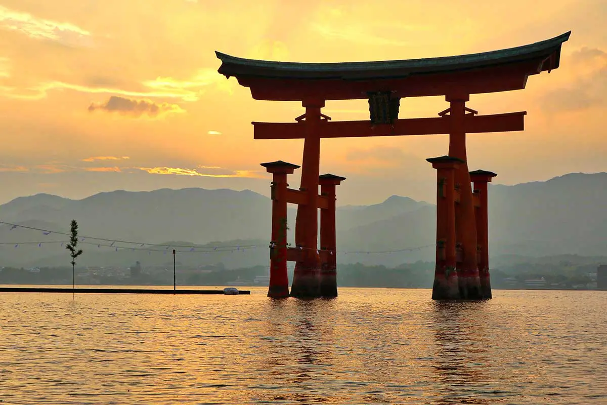 Itsukushima Schrein in Japan