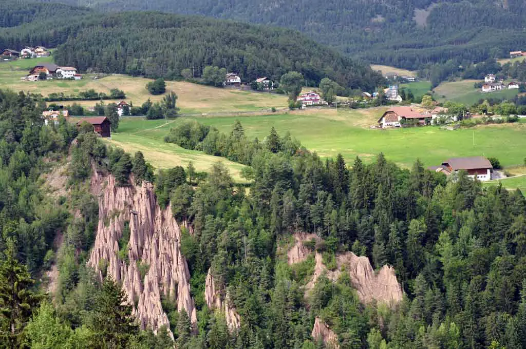 Urlaub Südtirol Erpyramiden in Ritten